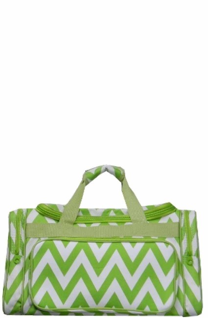 Printed Duffle Bag-CV9520/LIME